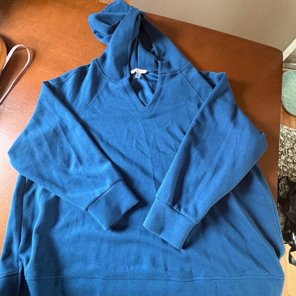 Cable & Gauge Hoodie 1X Blue